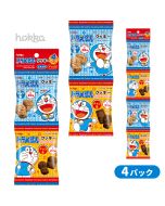 Hokka Doraemon Cookies Milk & Chocolate Flavor 4 packs x 15g