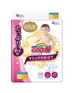 GOO.N Premium Diapers Jumbo Pack Size M 62pc (6-11KG) (Japan Domestic Version)