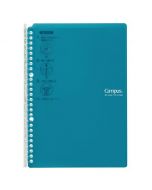 KOKUYO Campus Binder (Smart Ring) PP Cover B5 Vertical 26 Holes Blue Green 10 sheets