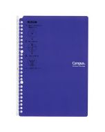 KOKUYO Campus Binder (Smart Ring) PP Cover B5 Vertical 26 Holes Purple 10 sheets