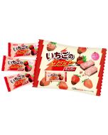 Yurakuseika Strawberry Thunder Minibar Chocolate 128g