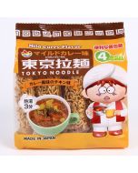 TOKYO NOODLE Mild Curry Flavor (4 Packs)