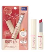 DHC Deep Moist Color Lip Balm Natural Aroma Wine Red Woody Citrus Scent 1.5g