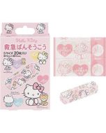 Skater Hello Kitty Band Aid Diverse 55 Pastel Colorful Size S 20 pcs