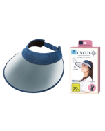 NEEDS UV CUT Rollable Storage No-top Cooling Sun Hat with Storage Bag Denim Blue 1pc