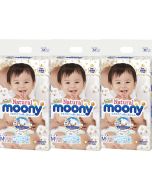 unicharm moony Natural Moony Tape Type (M size) (Pack of 3)