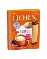 Meiji Horn Chocolate Whipped Biscuit Roasted Green Tea Latte Flavor 8pcs