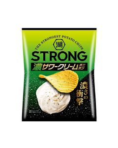 KOIKEYA STRONG Potato Chips Thick Sour Cream Onion Flavor 55g