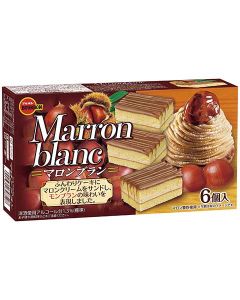 Bourbon Chestnut Flavor Cream Sandwich Cake 6pcs