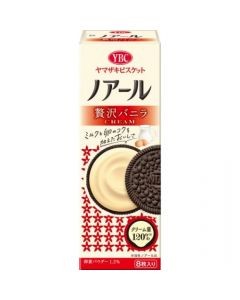 [Cream content 120%] YBC Noir Luxurious Vanilla Cream Sandwich Dark Cocoa Cookies 8 pieces