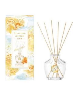  S.T.CORPORATION Deodorizing Power Premium Aroma Indoor Fragrance Diffuser Bottle Set (Golden Mignonette/Osmanthus Fragrance) 65ml