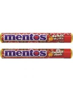 Kracie Mentos Caramel Apple Flavor Chewy Juicy Sugar-Coated Candies 37.5g/stick