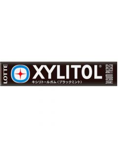 LOTTE XYLITOL Xylitol Mouth Guard Gum (Black Mint Flavor) 14 pieces