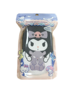 Sanrio Characters Kuromi Soft Bath Sponge (with Hook and Loop) 1 piece