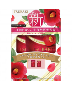 [Limited Replacement Set·Toona] SHISEIDO TSUBAKI PREMIUM Toona Moisturizing Repairing Cleansing and Conditioning Replacement Set (Floral and Fruity Scent) 300ml+300ml