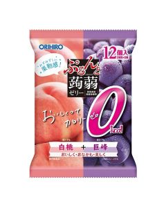 ORIHIRO Konjac Jelly (Peach & Kyoho Grape) 12pcs