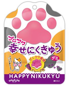 Senjakuame Happy Cat's Paw Gummy Grape Flavor 30g