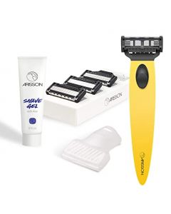 Arisson Men's Razors Set - Yellow