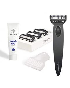 Arisson Men's Razors Set - Black