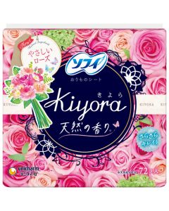 Unicharm SOFY KIYORA Floral Scented ultra thin slim Pantiliner (72pcs)