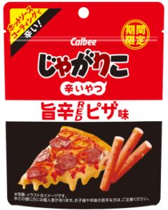 「Limite​​d Edition」​​Calbee Jagariko Potato Stick Spicy RED Pizza Flavor 38g