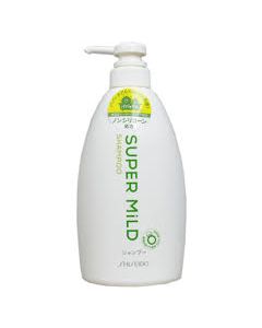 Shiseido SUPER MILD Hair Shampoo Green Pump 600ml