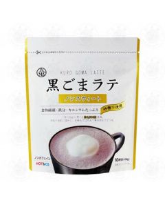 KUKI Black Sesame Latte Drink Powder 100g - No Sugar