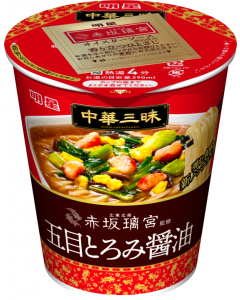 Myojo Chinese Samadhi Akasaka Rigu Gomoku Thick Soy Sauce Noodles 63g