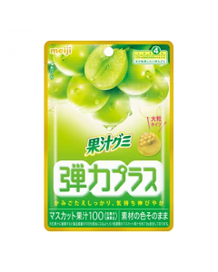 Meiji Fruit Juice Gummy Elasticity Plus Muscat Flavor 48g